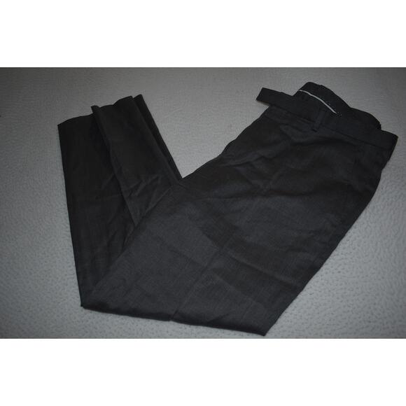 Boss Hugo Boss Wool Dress Pants Mens Size 34 x 29 Flat Front Gray - Picture 6 of 6